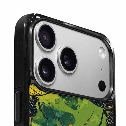 iPhone 17 Pro Case — Hand Drawn Entomology Praying Original Art, Customized Protective Case