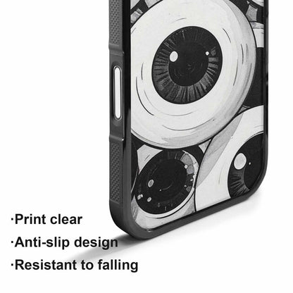 iPhone 17 Case — Googly Cartoon Eyeballs Cartoon Cute, Original Design Phone Case