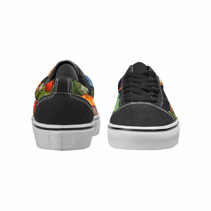 WOMEN'S Mushrooms  Camo Mushrooms Lace-Up Canvas Wallpaper Art Custom Sneakers
