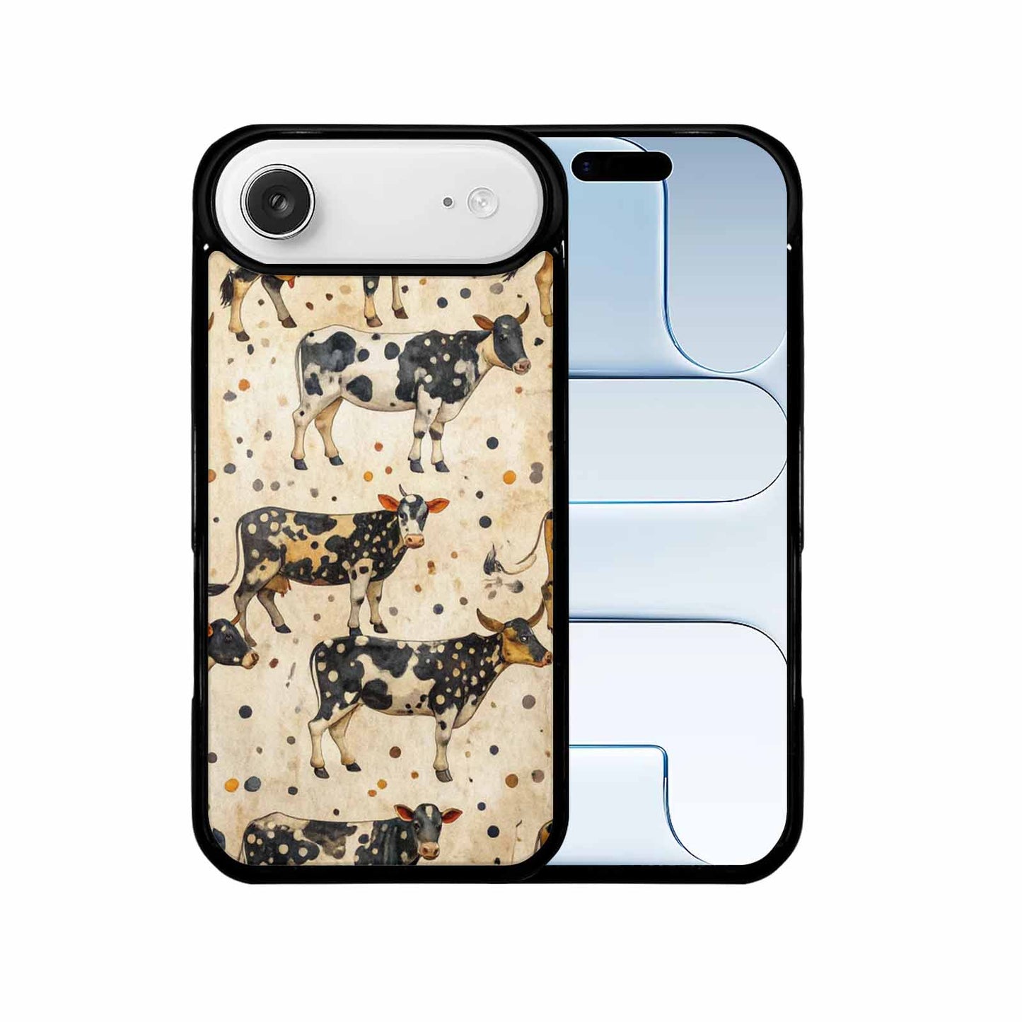 iPhone 17 Air Case — Small Cow Animal Print Art Animal, Custom Art Phone Cover