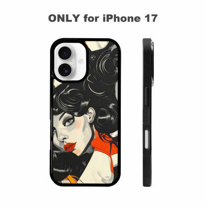 iPhone 17 Case — Seamless Repeating Pattern Of Retro Vintage, Custom Designed Case Cover