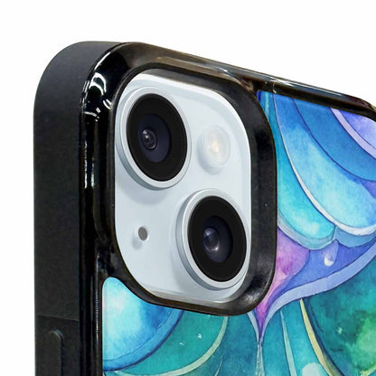 iPhone 15 Plus Case — Mermaid Scale Art Pattern, Custom Print Case Cover