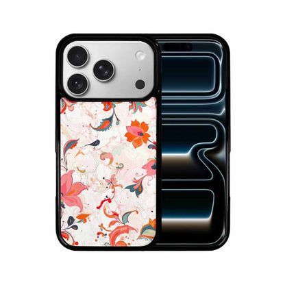 iPhone 17 Pro Case — Marble Floral, Unique Phone Case Design