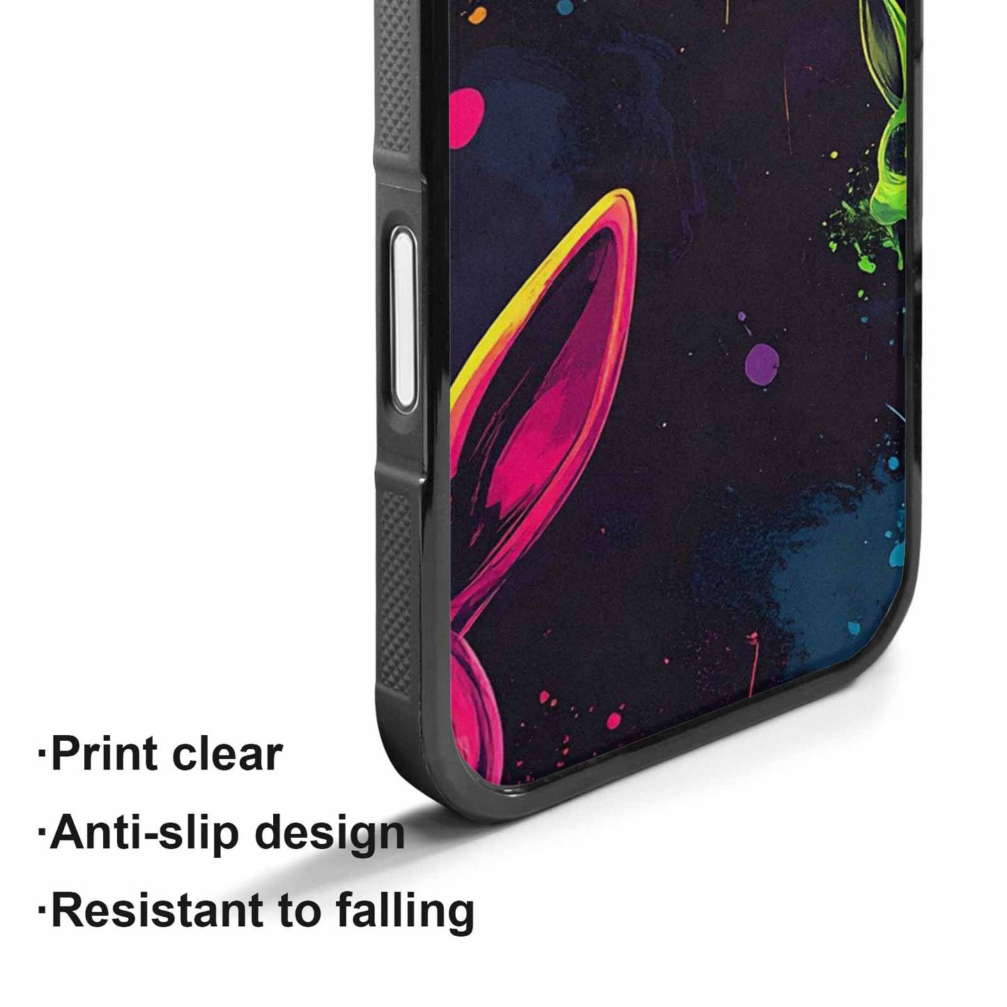 iPhone 17 Case — Radioactive Ghost Bunny Skull Gothic Skulls, Unique Phone Case Design