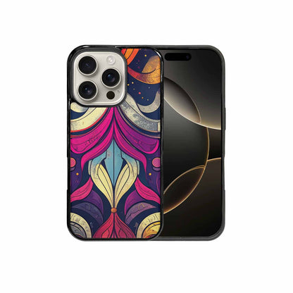 iPhone 16 Pro Case — 1970s Disco Cartoon Art Pattern, Custom Print Case Cover