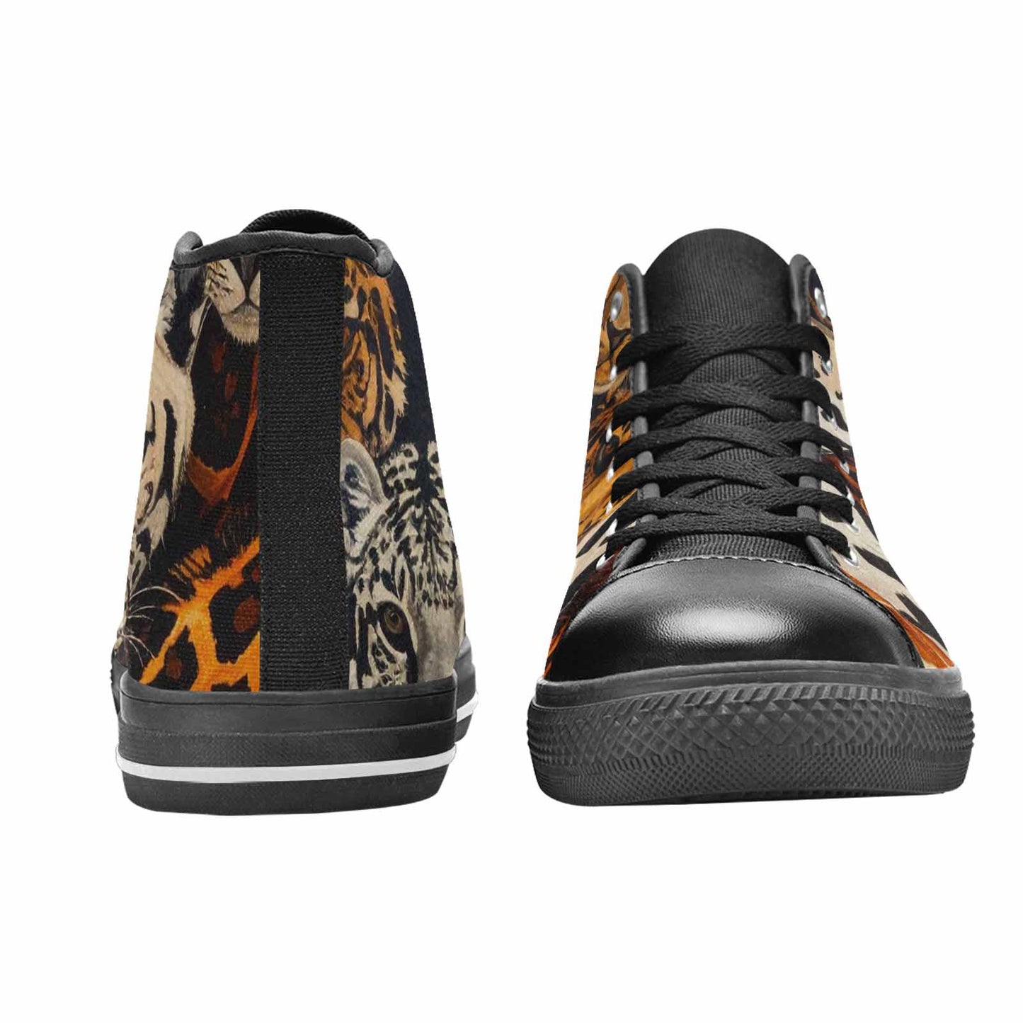 WOMEN'S Animal Print High Top Canvas Y2K Sneakers