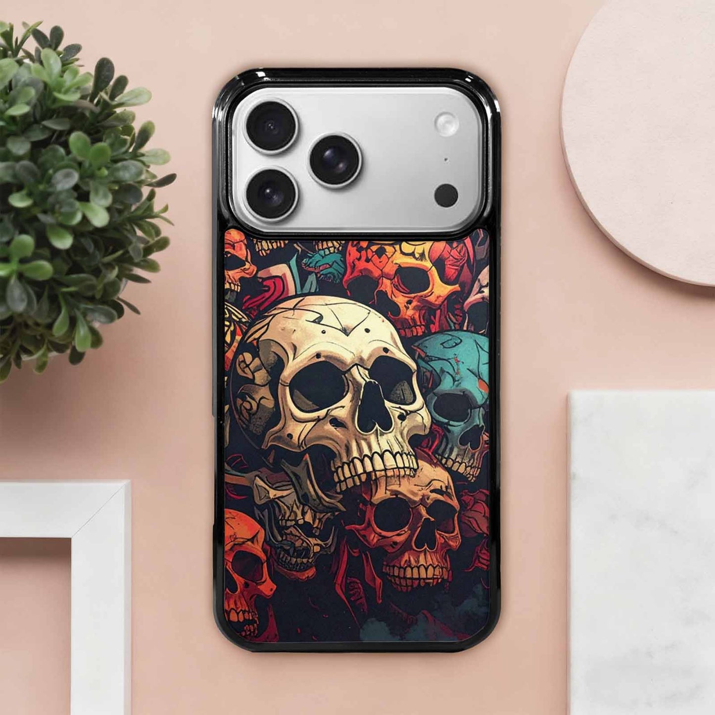 iPhone 17 Pro Max Case — Skull Dark Art Gothic Print Gothic, Original Design Phone Case