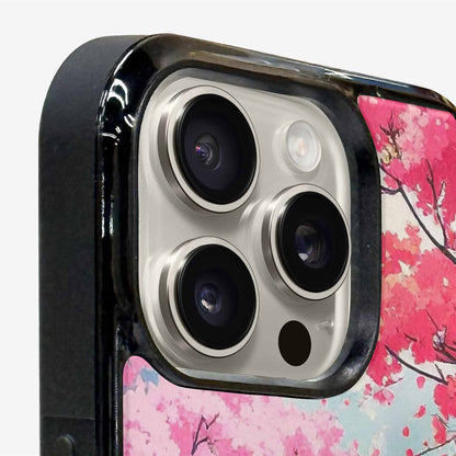 iPhone 16 Pro Case — Cherry Blossom Branch Cherry Blo, Custom Art Phone Cover