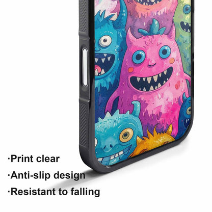iPhone 17 Pro Max Case — Seamless Repeating Pattern Of Cartoon Cute, Custom Designed Case Cover