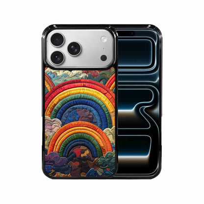 iPhone 17 Pro Max Case — Vivid Camo Rainbow Camo, Personalized Phone Case