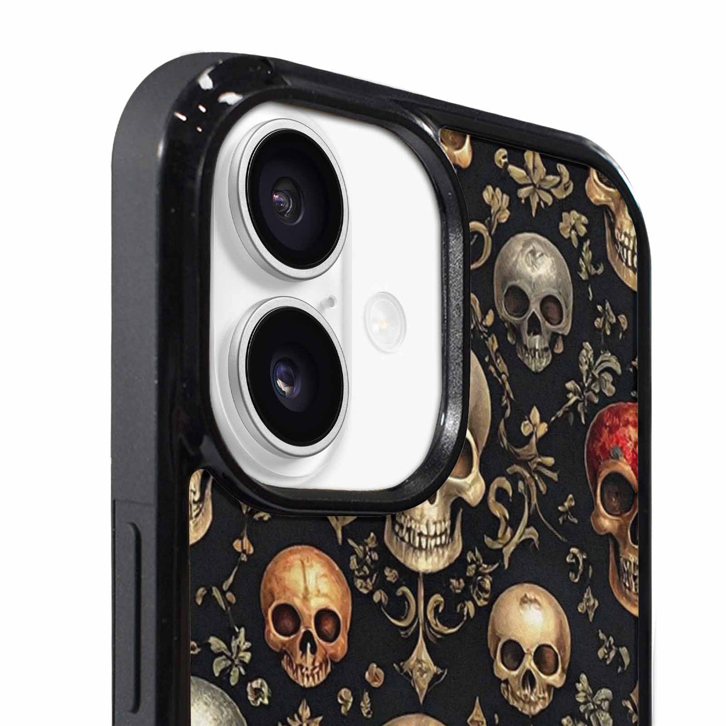 iPhone 17 Case — Skull Dark Art Gothic Print Gothic, Personalized Phone Case