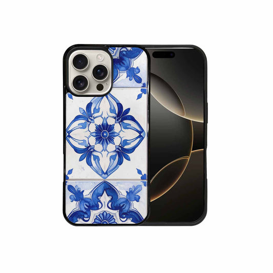 iPhone 16 Pro Max Case — Mexican Talavera Tile Pattern Floral Geometric, Custom Made Phone Cover