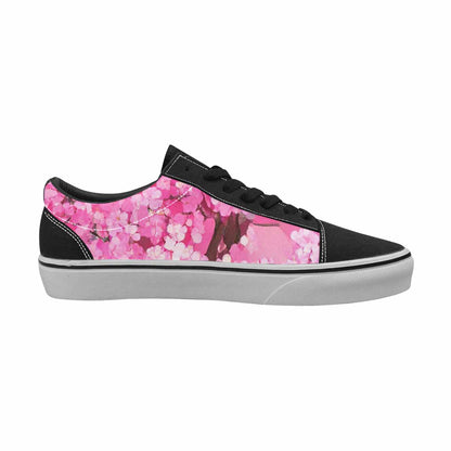 WOMEN'S Cherry Blossom Branch Cherry Lace-Up Canvas Dreamcore Custom Shoes