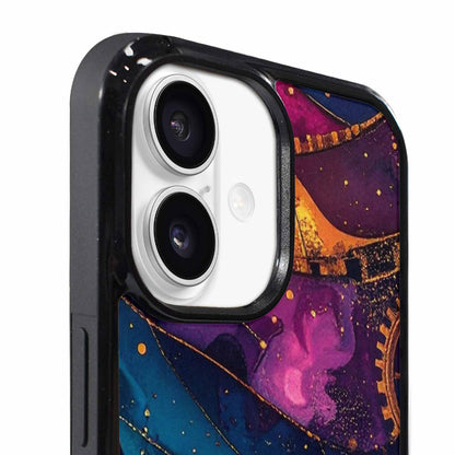 iPhone 17 Case — Steampunk Galaxy Art Seamless Galaxy Space, Unique Phone Case Design