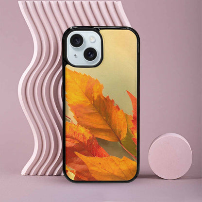iPhone 15 Case — Autumn Leaves, Custom Phone Case
