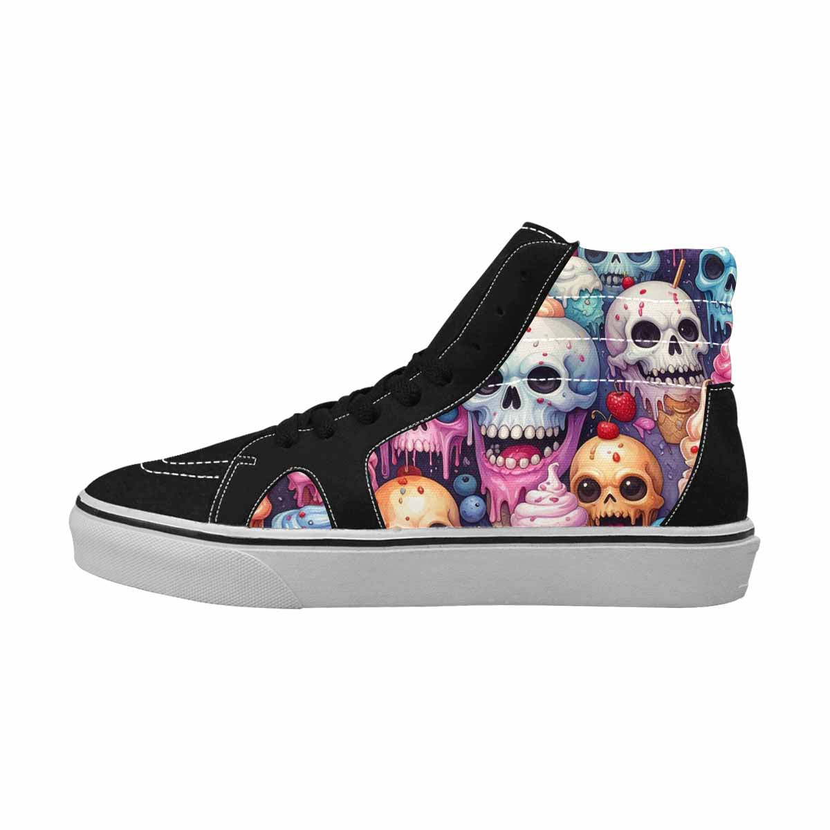 MEN'S Ice Cream Monsters  High Top Canvas Aesthetic Shoes