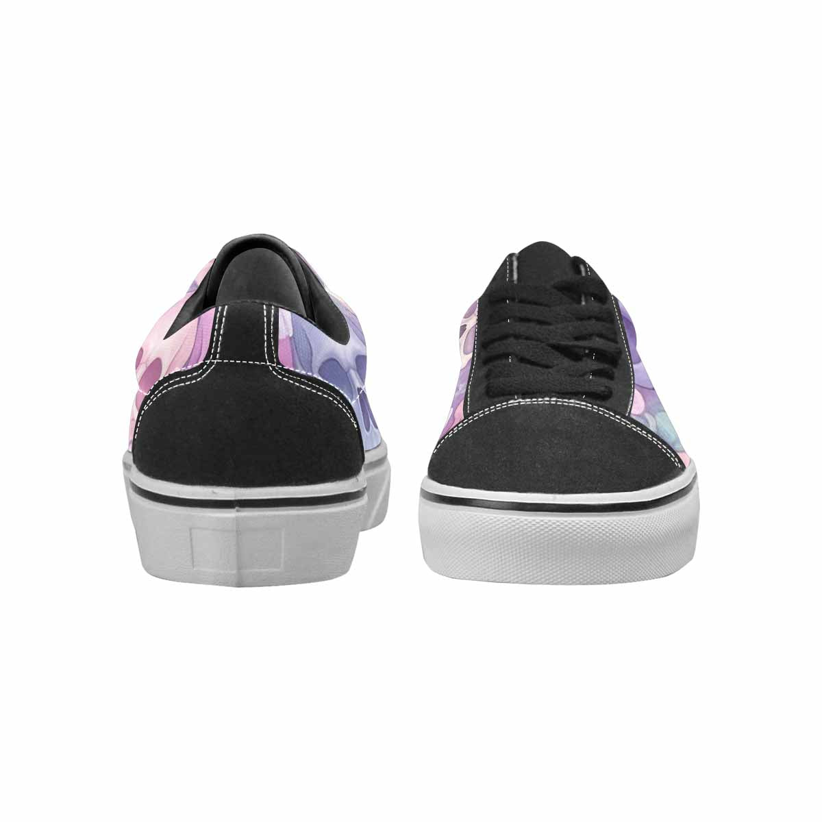 WOMEN'S Skulls - Pastel Canvas Lace-Up Dreamcore Sneakers