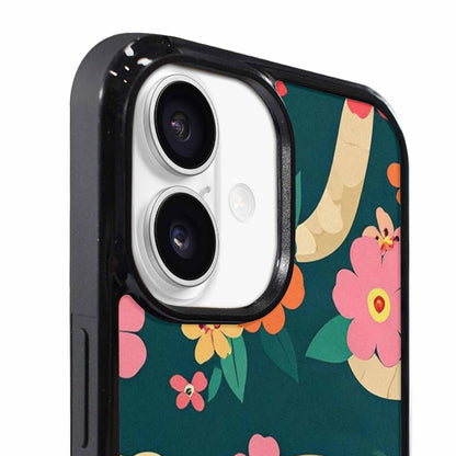 iPhone 17 Case — Floral Snake Print Floral, Custom Print Case Cover