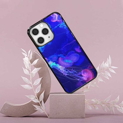 iPhone 15 Pro Max Case — Jellyfish Glow Jellyfish Glow Pattern Hundreds, Unique Phone Case Design