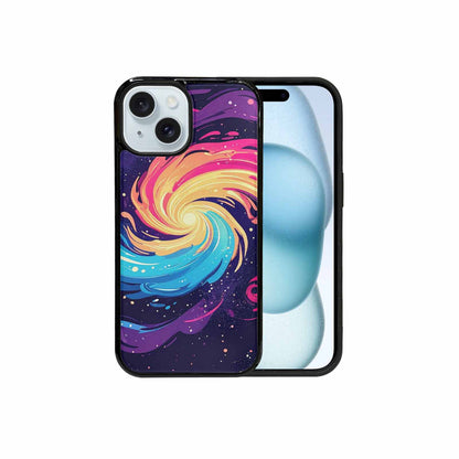 iPhone 15 Case — Love Wins Galaxy Seamless Pattern Vibrant, Custom Designed Case Cover