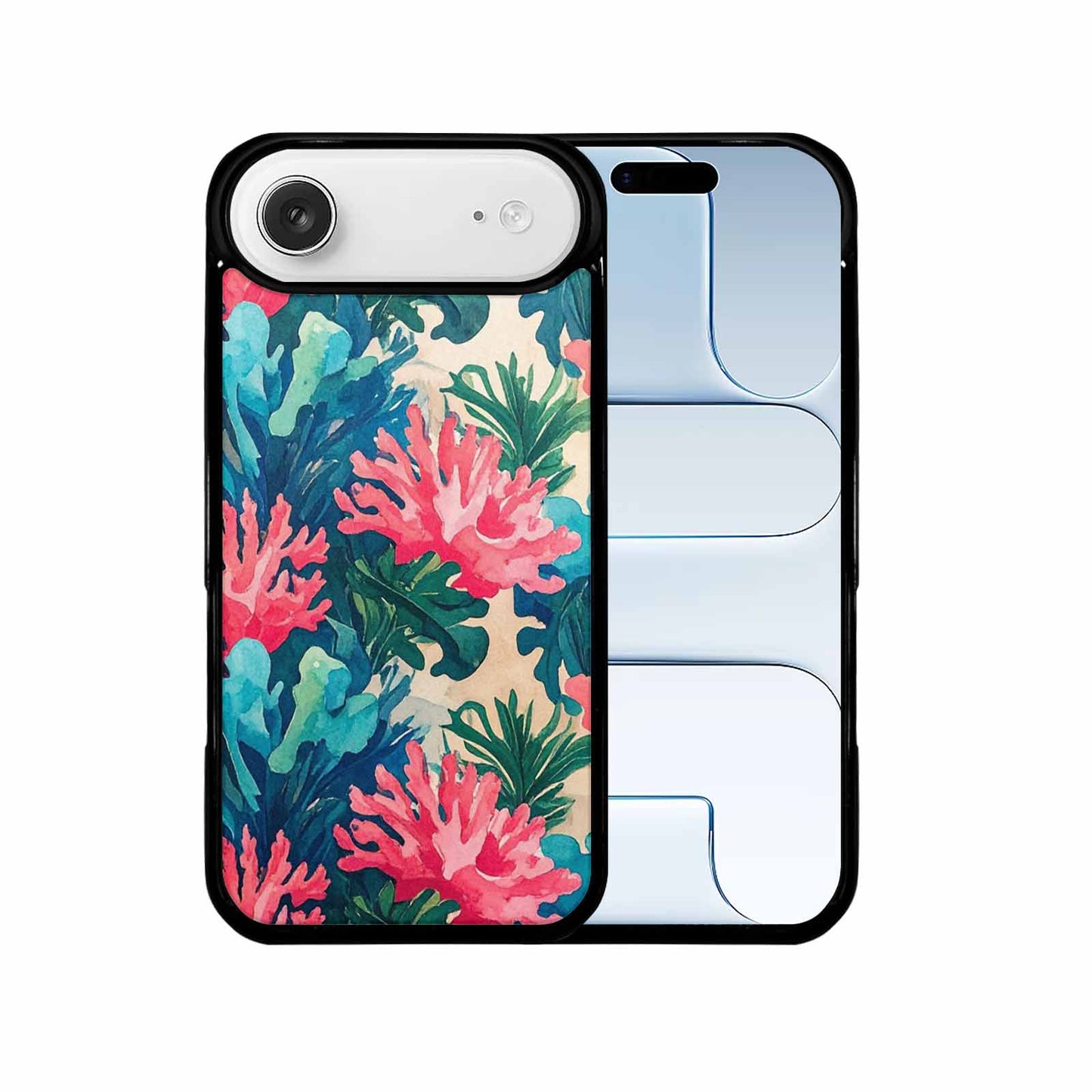 iPhone 17 Air Case — Seamless Tileable Pattern Of Overlapping Camo, Custom Art Phone Cover