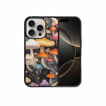 iPhone 16 Pro Case — Mushrooms Pattern Hundreds Of, Customized Protective Case