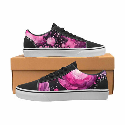 WOMEN'S Galaxy Nebula Lace-Up Canvas Melting Art Sneakers
