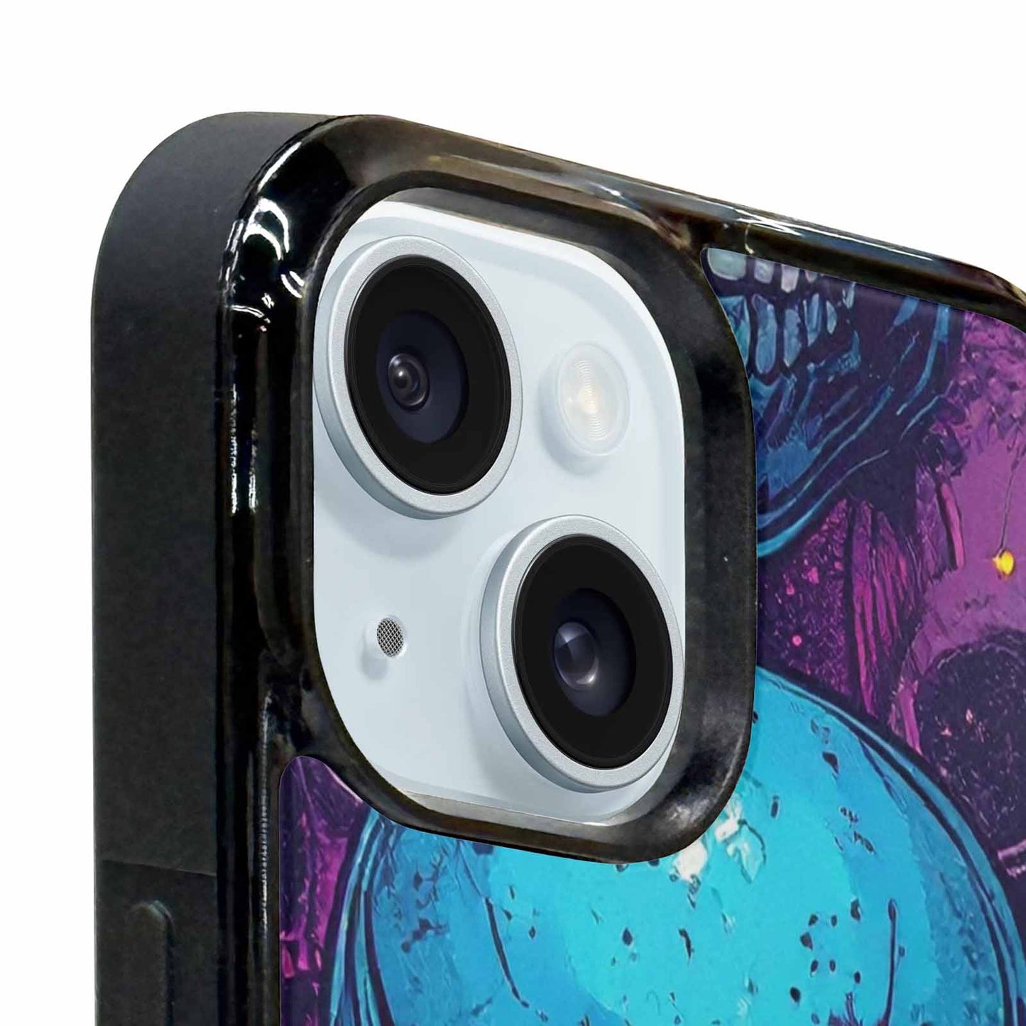 iPhone 15 Case — Skulls Splatter Comic Custom, Custom Phone Case