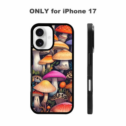 iPhone 17 Case — Mushrooms Pattern Hundreds Of Original Art, Custom Print Case Cover