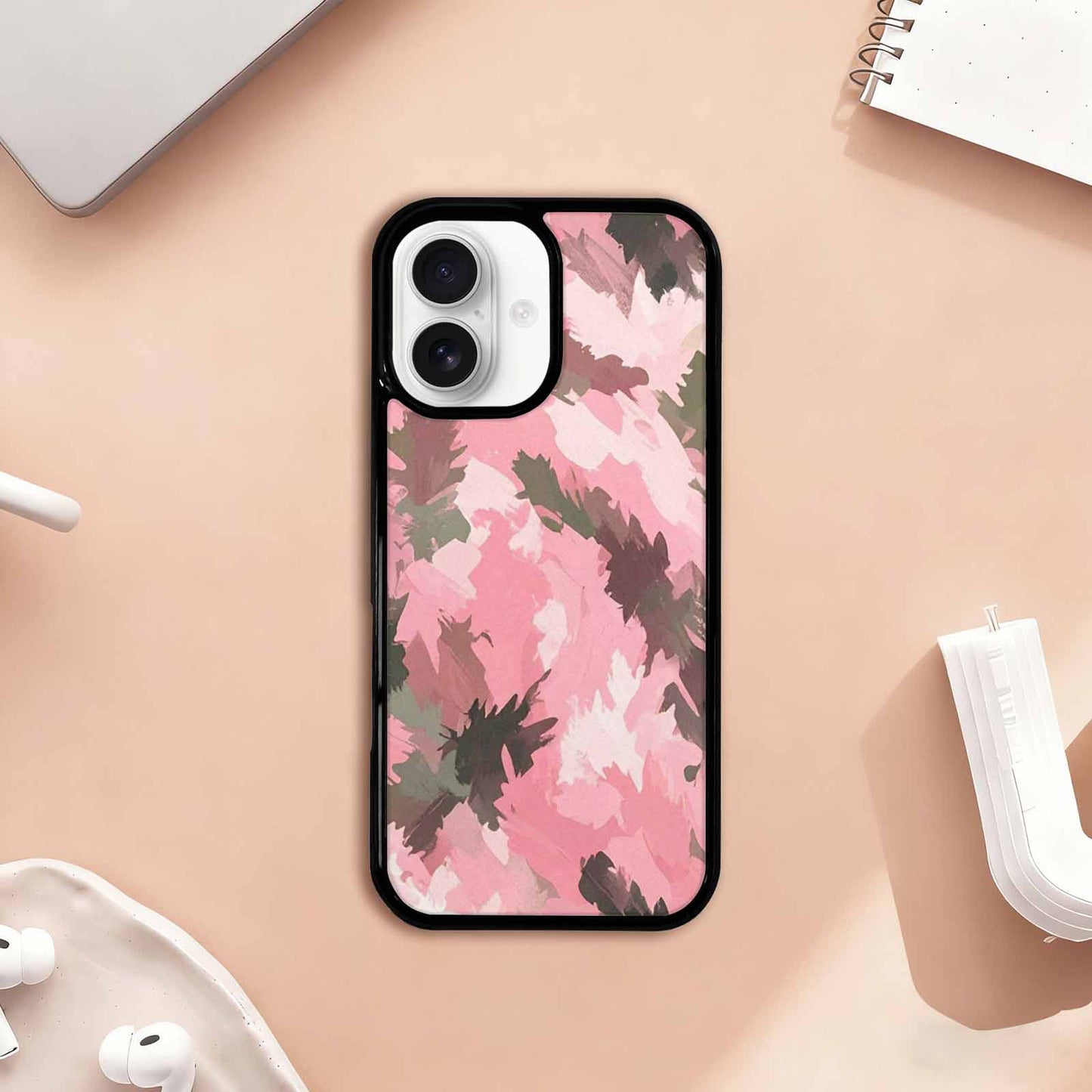 iPhone 17 Case — Small Military Camouflage Blotch Camo, Custom Made Phone Cover