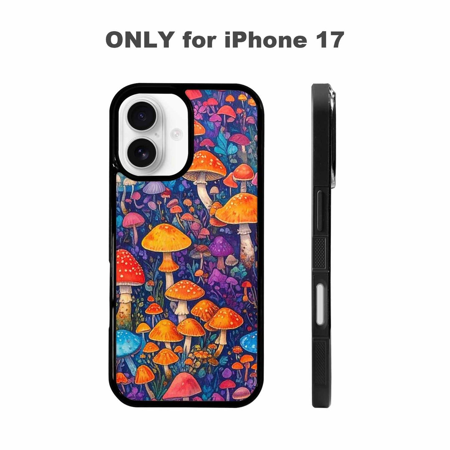 iPhone 17 Case — Mushrooms (general) Mushrooms Pa Original Art, Custom Print Case Cover