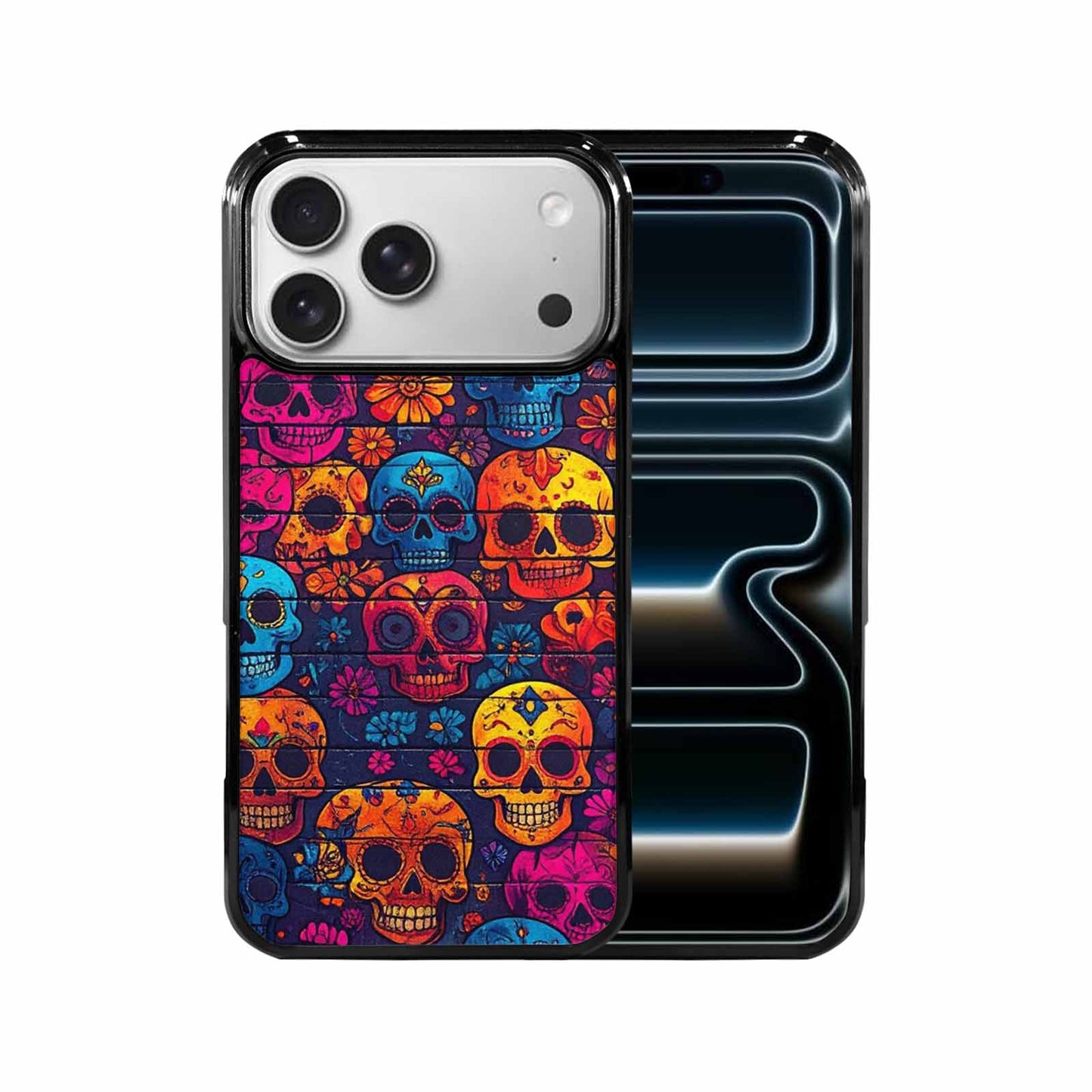 iPhone 17 Pro Max Case — Skull Dark Art Gothic Print Gothic, Custom Made Phone Cover