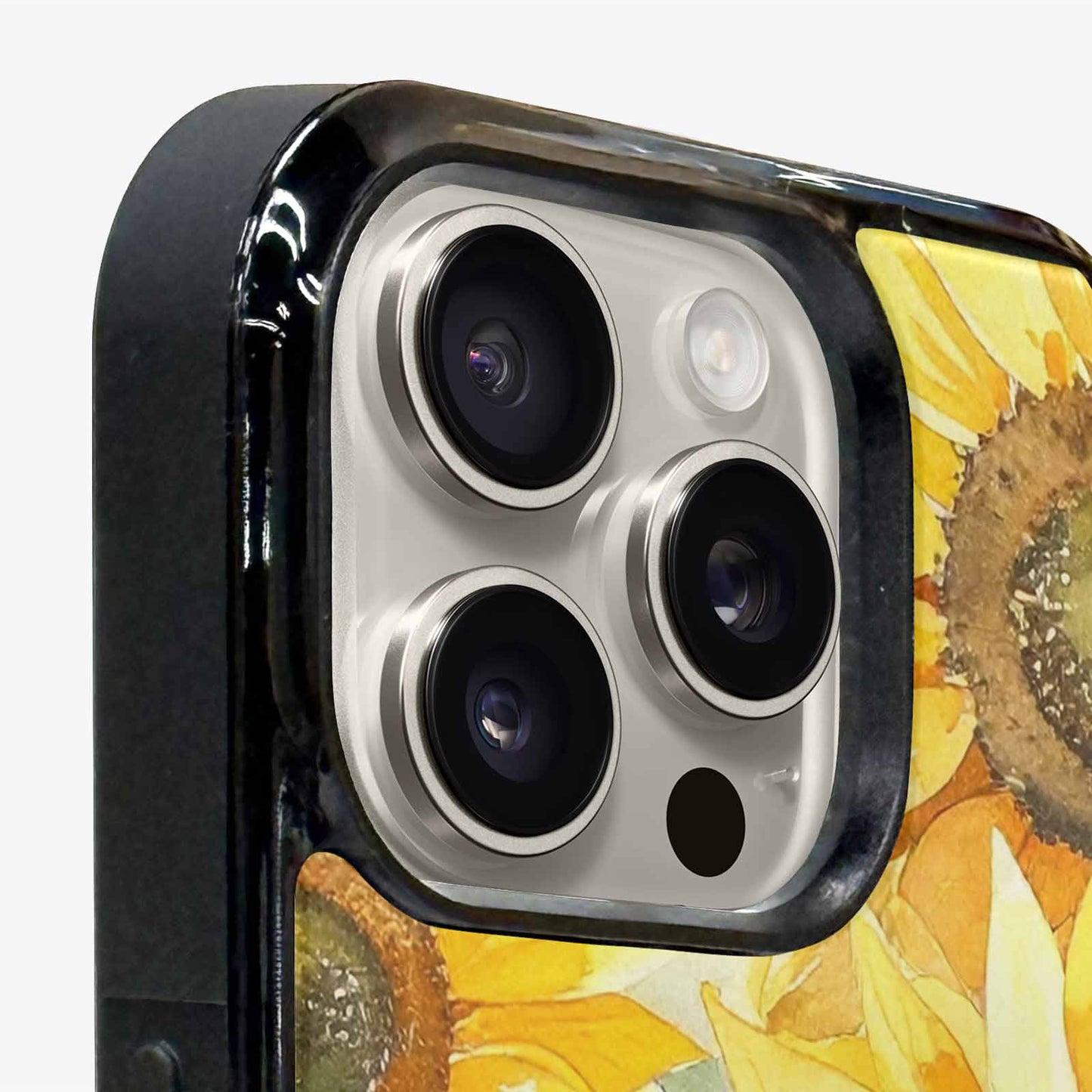 iPhone 16 Pro Case — Sunflowers Watercolor, Custom Designed Case Cover