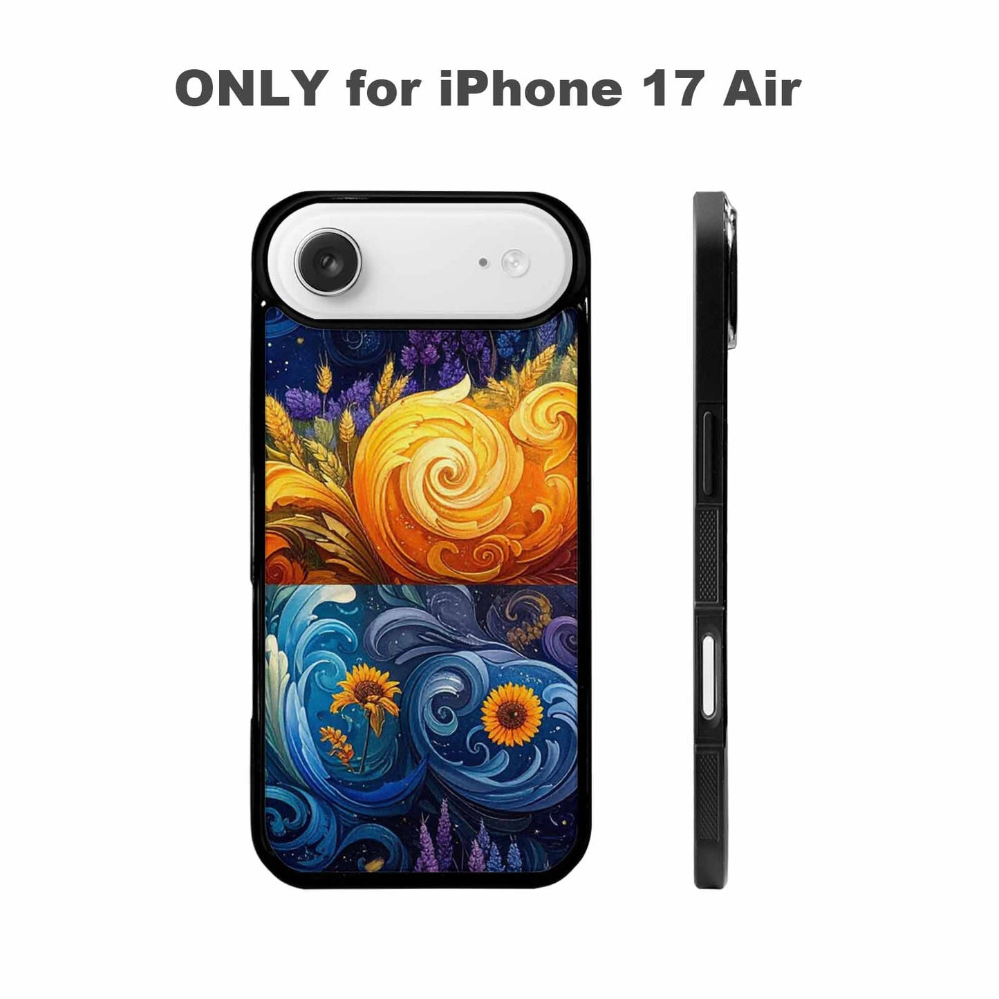 iPhone 17 Air Case — Small Van Gogh Style Swirl Galaxy, Custom Made Phone Cover