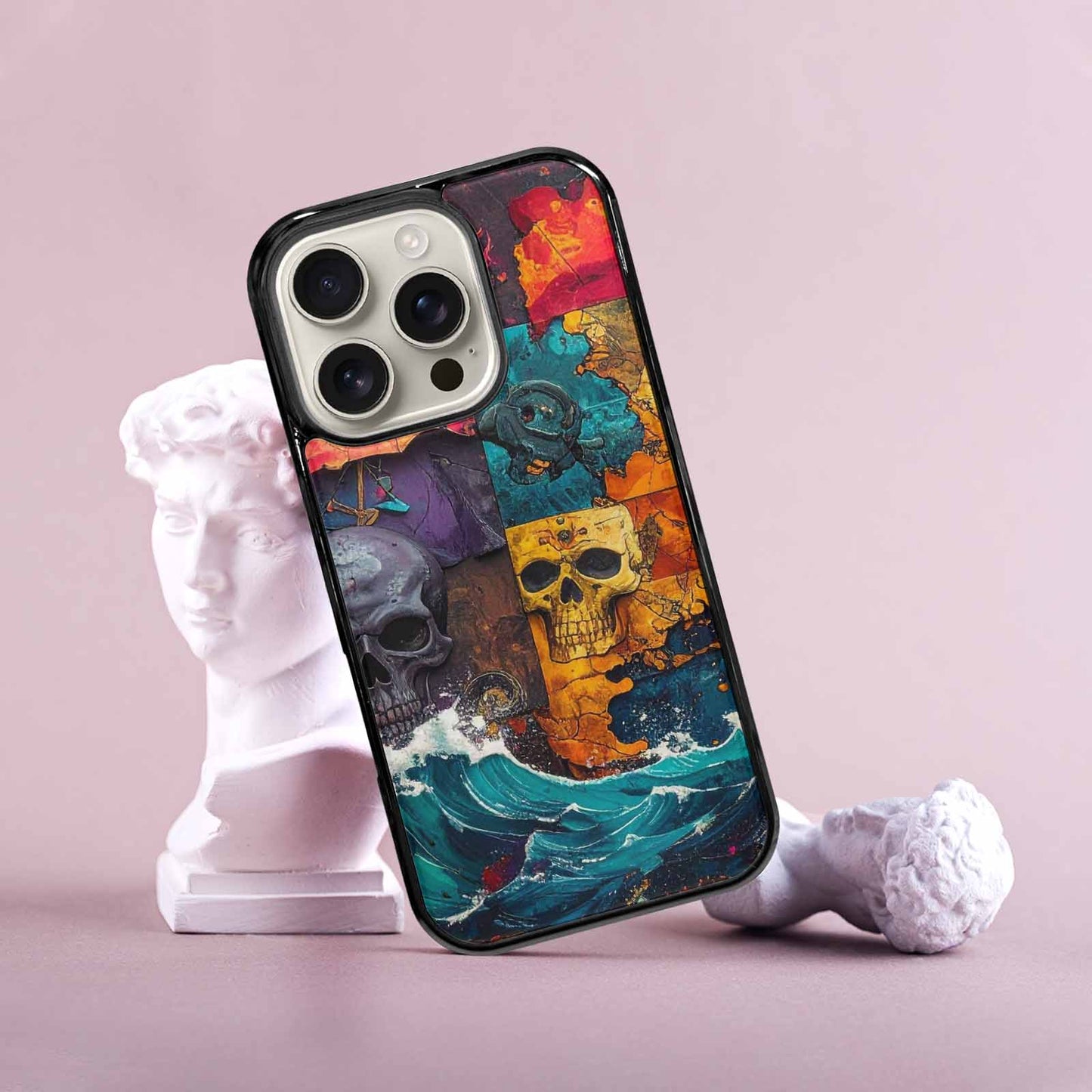 iPhone 16 Pro Case — Pirate Skull Flag Pirate Skull Flag, Custom Printed Phone Case