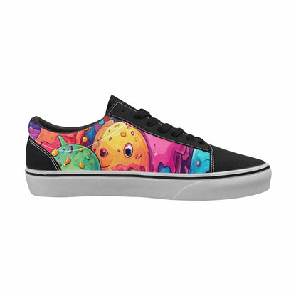 WOMEN'S Melting Ice Cream Monster Lace-Up Canvas Y2K Shoes