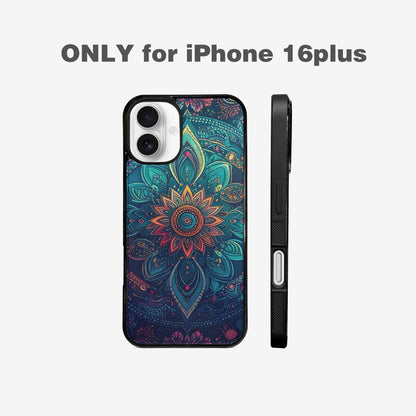 iPhone 16 Plus Case — Paisley Mandala, Unique Phone Case Design
