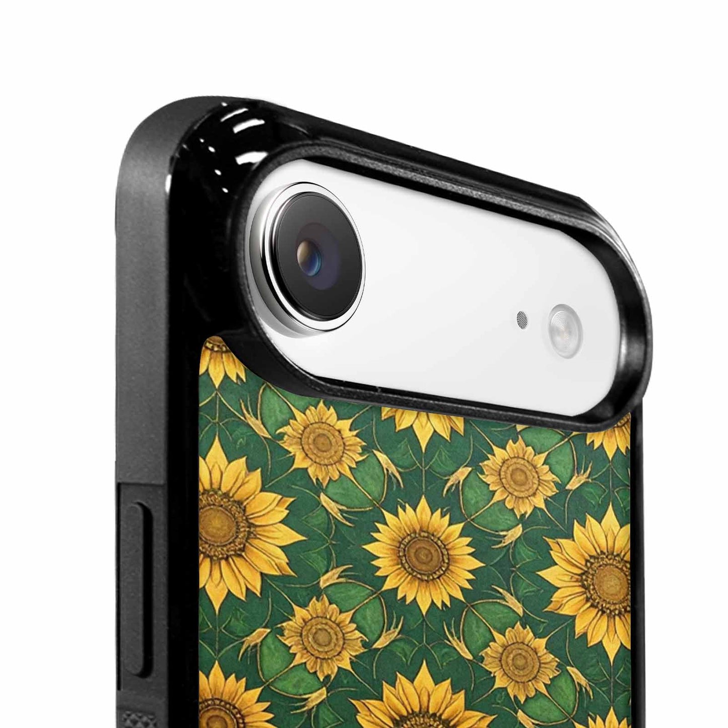 iPhone 17 Air Case — Sunflower Motifs Arranged In A Floral, Custom Printed Phone Case