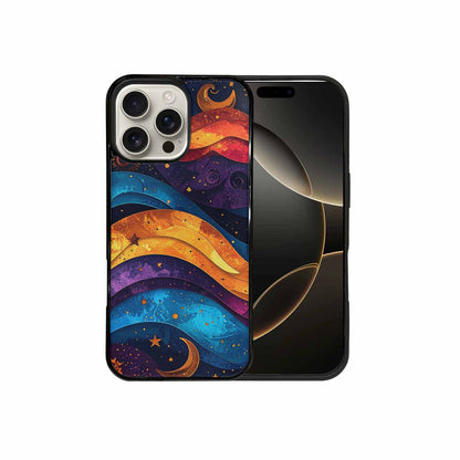 iPhone 16 Pro Max Case — Steampunk Galaxy Art Seamless Pattern Vibrant, Custom Made Phone Cover