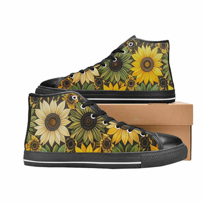 WOMEN'S Blend Melt Them High Top Canvas Dark Academia Shoes