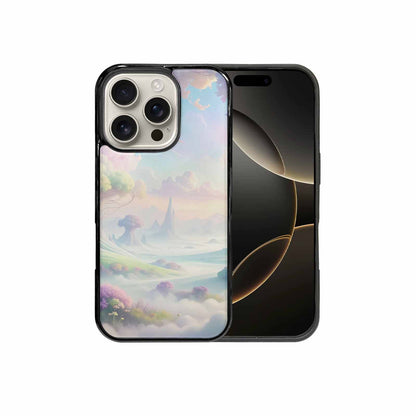 iPhone 16 Pro Case — Surrealist Dreamscape Illustration Pattern, Unique Phone Case Design