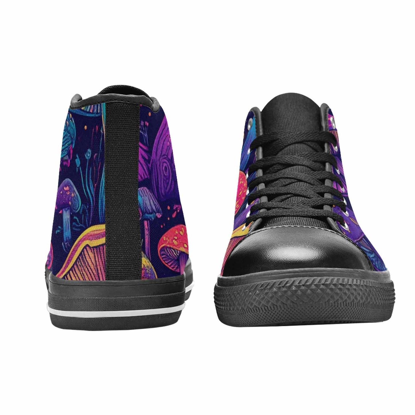 WOMEN'S Psychedelic Mushroom High Top Canvas Y2K Sneakers