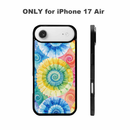 iPhone 17 Air Case — Small Tie Dye Swirl Pattern Tie, Custom Phone Case