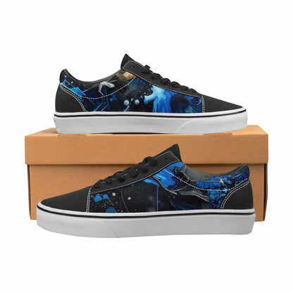 WOMEN'S Camo Patches Lace-Up Canvas Kaleidoscope Sneakers