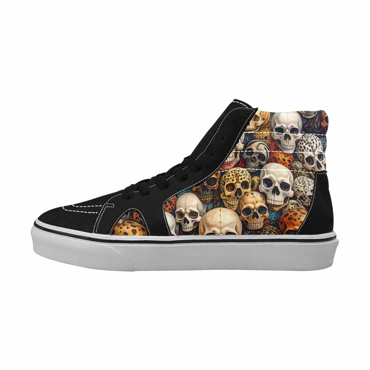 MEN'S Skulls High Top Canvas Dreamcore Custom Shoes