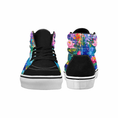MEN'S Full Color Vibrant Monet High Top Canvas Dreamlike Custom Shoes