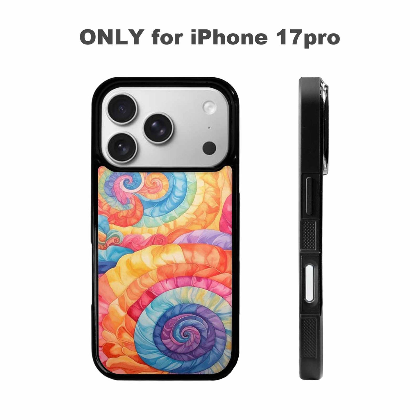 iPhone 17 Pro Case — Tie Dye Swirls Tie Dye Tie, Original Design Phone Case