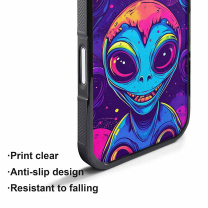 iPhone 17 Pro Max Case — Alien Ufo Cartoon Art Alien Scifi, Personalized Phone Case