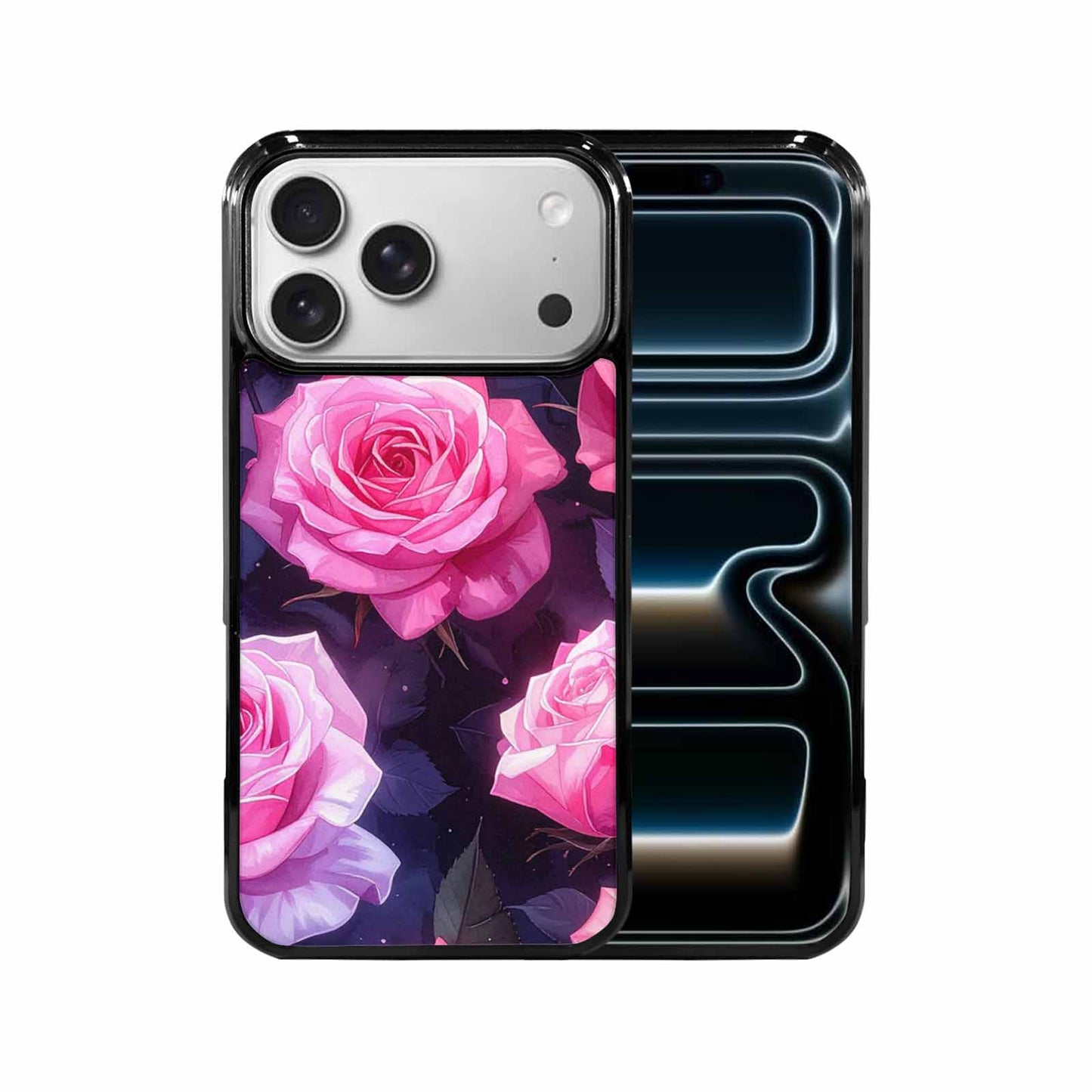 iPhone 17 Pro Max Case — Watercolor Marble Rose Watercolor Abstract, Personalized Phone Case