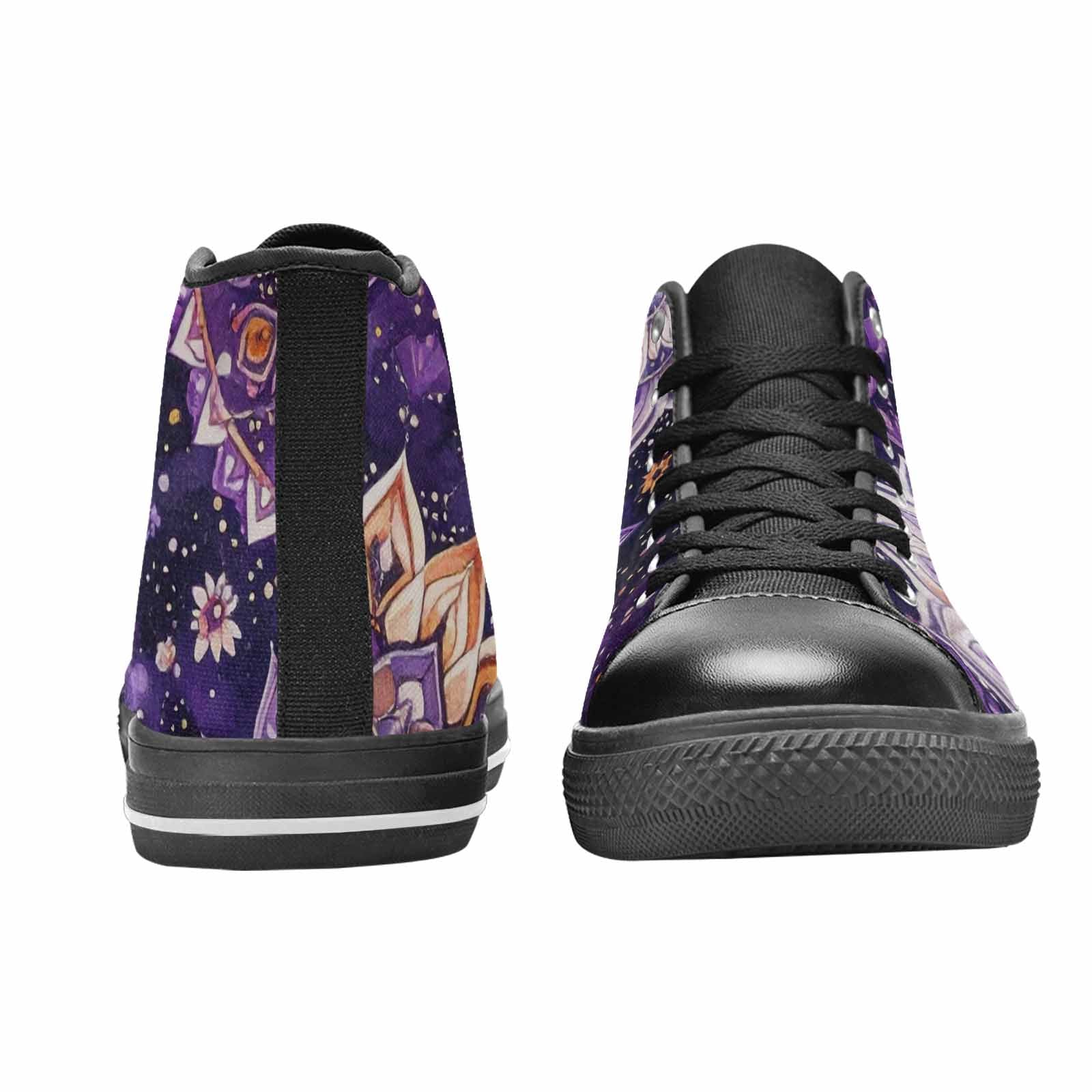 WOMEN'S Mandala High Top Canvas Cottagecore Custom Shoes